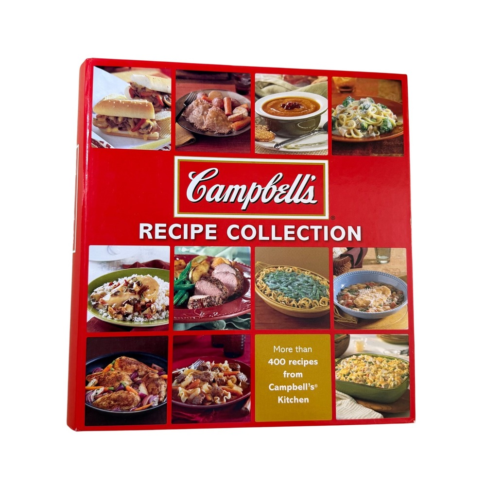 Campbell's Recipe Collection Cookbook 400+ Recipes 5-Ring Binder Red Hardcover